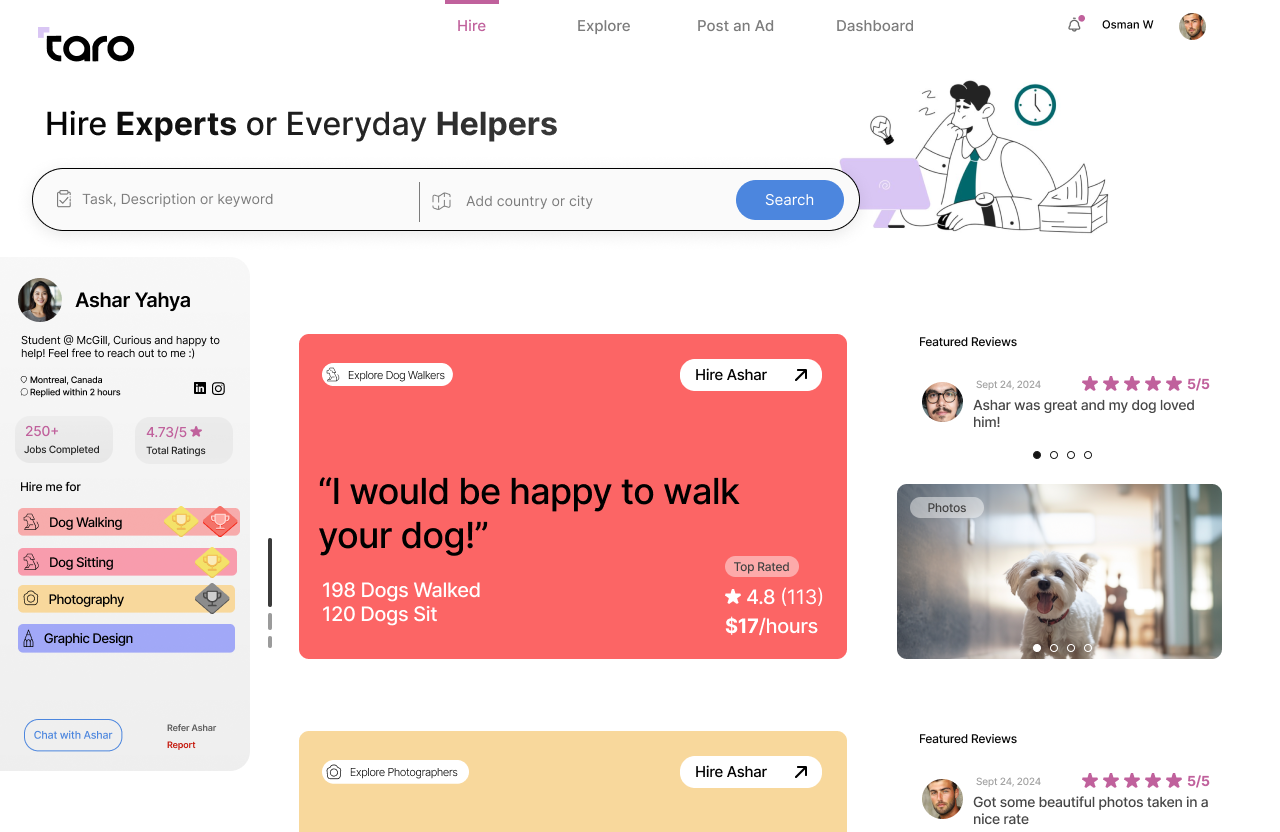 Taro storefront concept